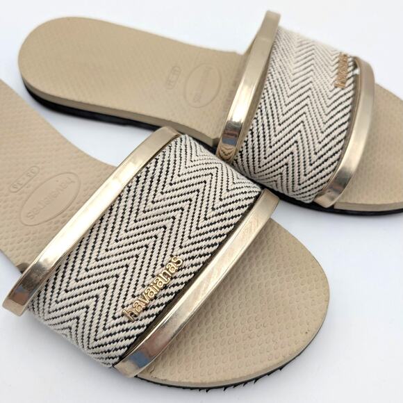 Havaianas You Trancoso Premium Flip Flop Sandals Women's Sand Gray US6W EU37/38 - Picture 11 of 12